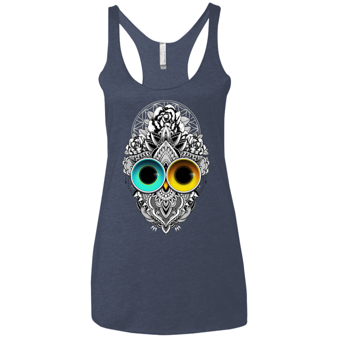 T-Shirts Vintage Navy / X-Small Eclipse Women's Triblend Racerback Tank