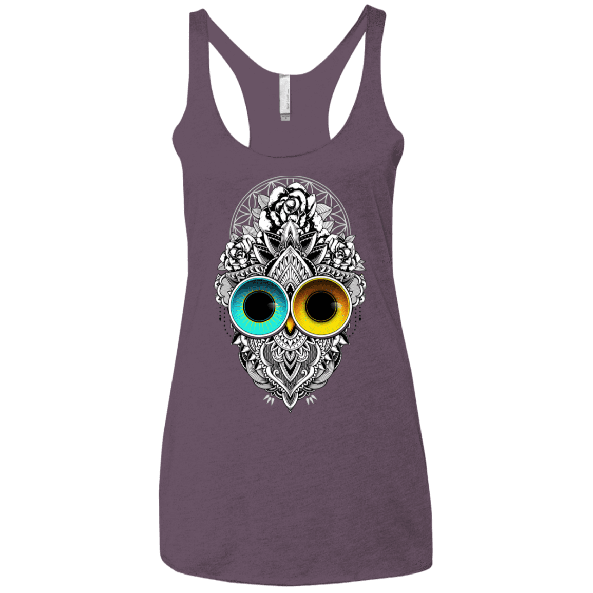 T-Shirts Vintage Purple / X-Small Eclipse Women's Triblend Racerback Tank