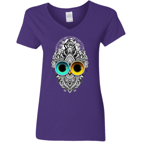 T-Shirts Purple / S Eclipse Women's V-Neck T-Shirt