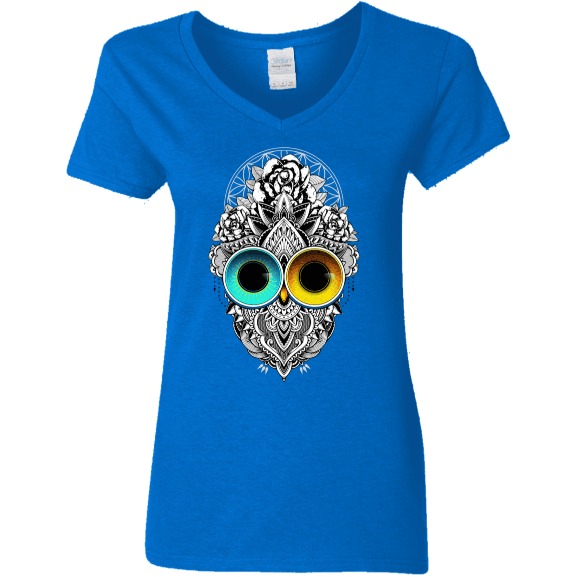 T-Shirts Royal / S Eclipse Women's V-Neck T-Shirt