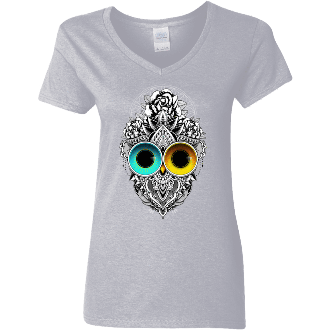 T-Shirts Sport Grey / S Eclipse Women's V-Neck T-Shirt