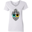 T-Shirts White / S Eclipse Women's V-Neck T-Shirt