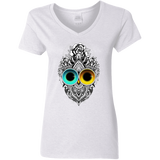 T-Shirts White / S Eclipse Women's V-Neck T-Shirt