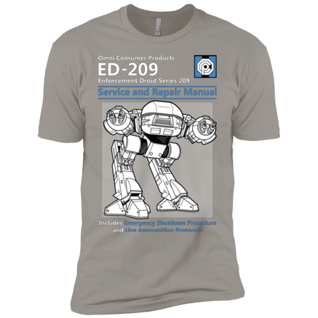 T-Shirts Light Grey / YXS ED209 SERVICE & REPAIR MANUAL Boys Premium T-Shirt
