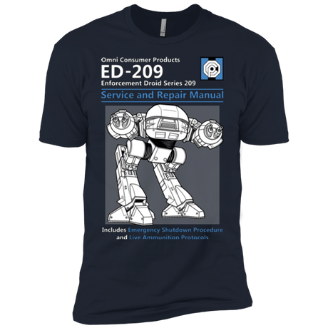 T-Shirts Midnight Navy / YXS ED209 SERVICE & REPAIR MANUAL Boys Premium T-Shirt