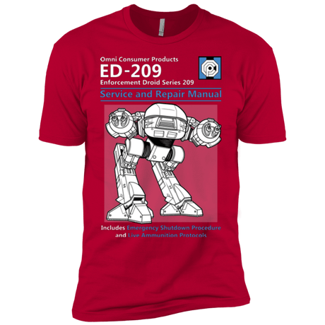 T-Shirts Red / YXS ED209 SERVICE & REPAIR MANUAL Boys Premium T-Shirt