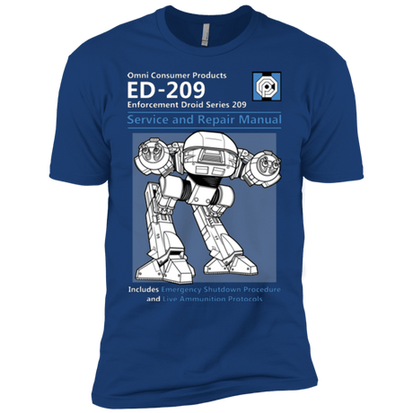 T-Shirts Royal / YXS ED209 SERVICE & REPAIR MANUAL Boys Premium T-Shirt