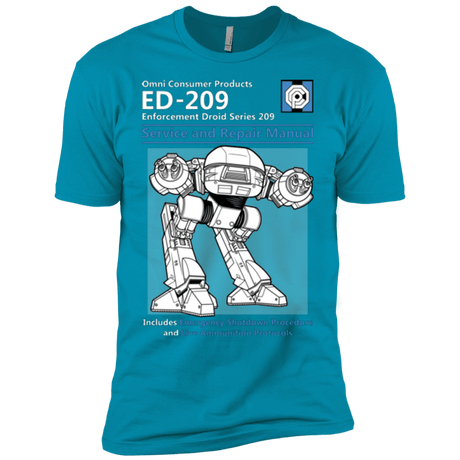 T-Shirts Turquoise / YXS ED209 SERVICE & REPAIR MANUAL Boys Premium T-Shirt
