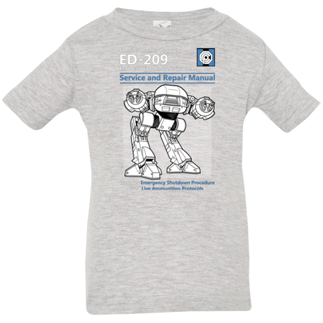 T-Shirts Heather / 6 Months ED209 SERVICE & REPAIR MANUAL Infant Premium T-Shirt