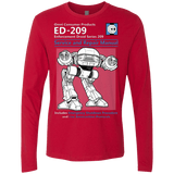 T-Shirts Red / Small ED209 SERVICE & REPAIR MANUAL Men's Premium Long Sleeve