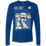 T-Shirts Royal / Small ED209 SERVICE & REPAIR MANUAL Men's Premium Long Sleeve