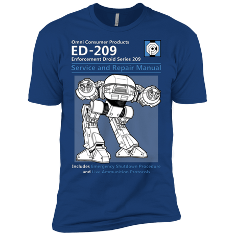 T-Shirts Royal / X-Small ED209 SERVICE & REPAIR MANUAL Men's Premium T-Shirt