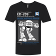 T-Shirts Black / X-Small ED209 SERVICE & REPAIR MANUAL Men's Premium V-Neck