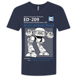 T-Shirts Midnight Navy / X-Small ED209 SERVICE & REPAIR MANUAL Men's Premium V-Neck