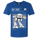 T-Shirts Royal / X-Small ED209 SERVICE & REPAIR MANUAL Men's Premium V-Neck