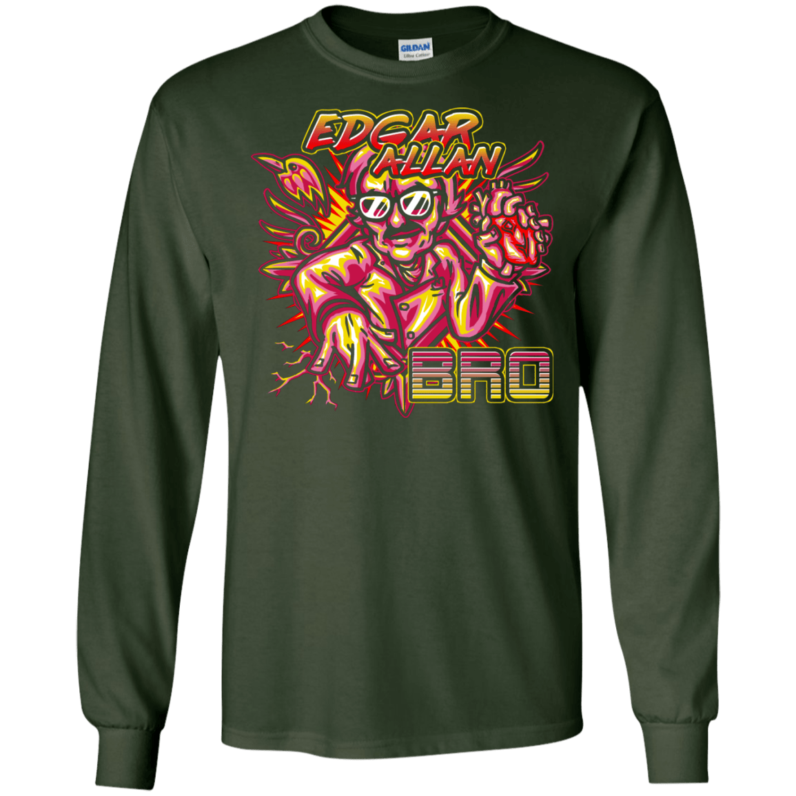 T-Shirts Forest Green / S Edgar Allan Bro Men's Long Sleeve T-Shirt