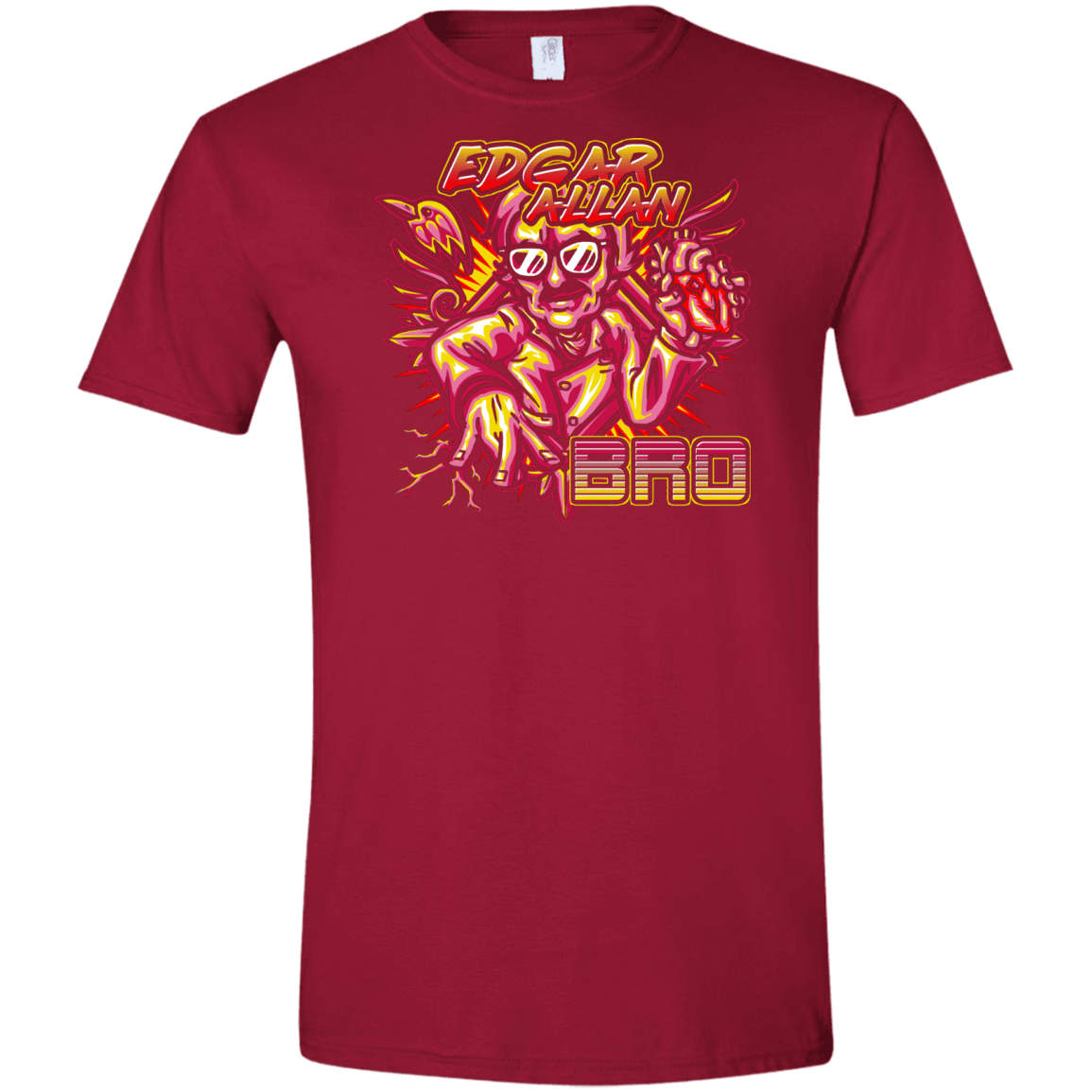 T-Shirts Cardinal Red / S Edgar Allan Bro Men's Semi-Fitted Softstyle