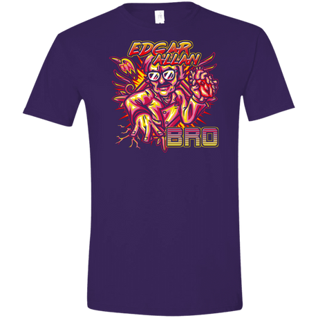 T-Shirts Purple / S Edgar Allan Bro Men's Semi-Fitted Softstyle