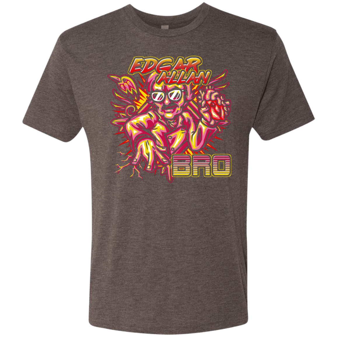T-Shirts Macchiato / S Edgar Allan Bro Men's Triblend T-Shirt