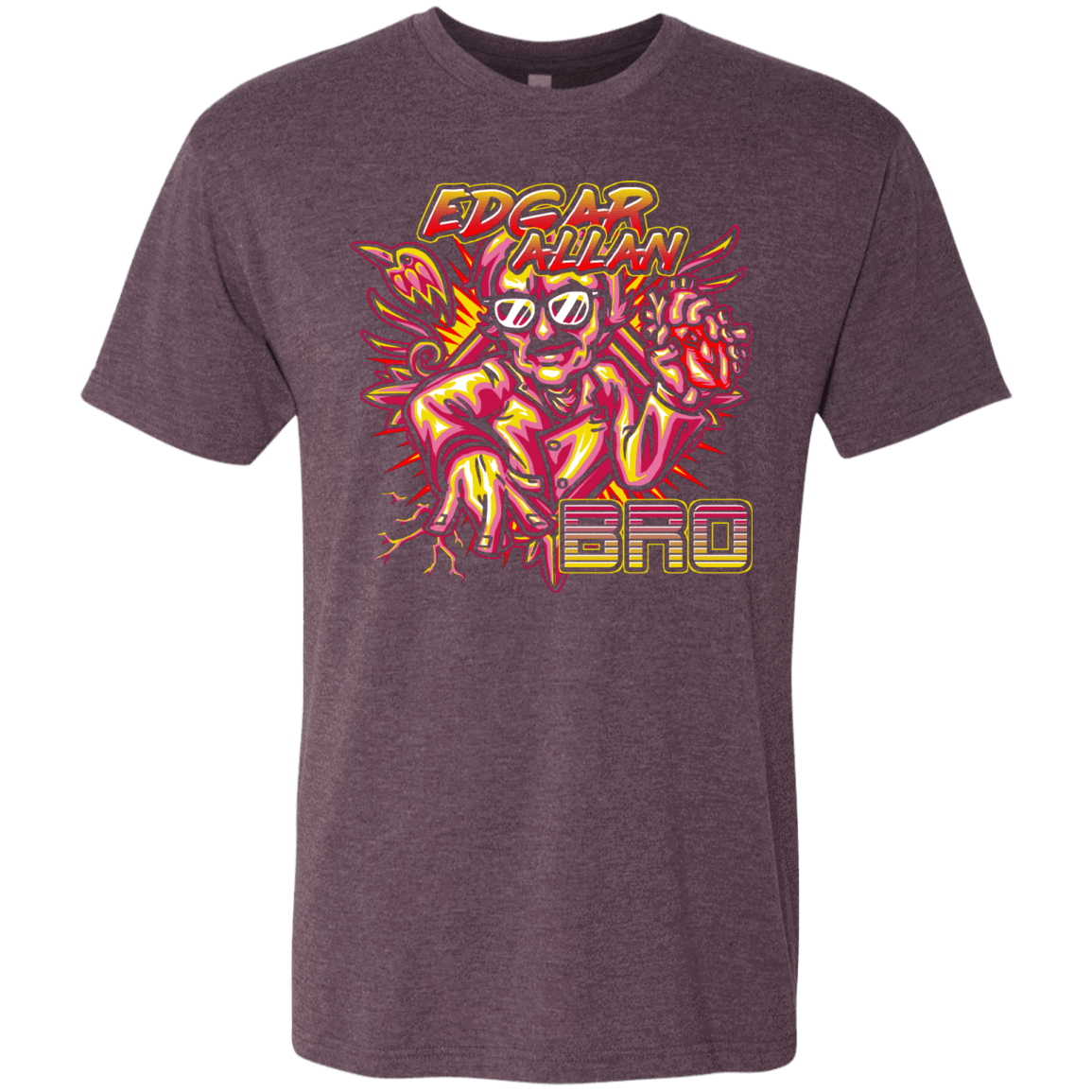 T-Shirts Vintage Purple / S Edgar Allan Bro Men's Triblend T-Shirt