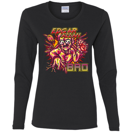 T-Shirts Black / S Edgar Allan Bro Women's Long Sleeve T-Shirt