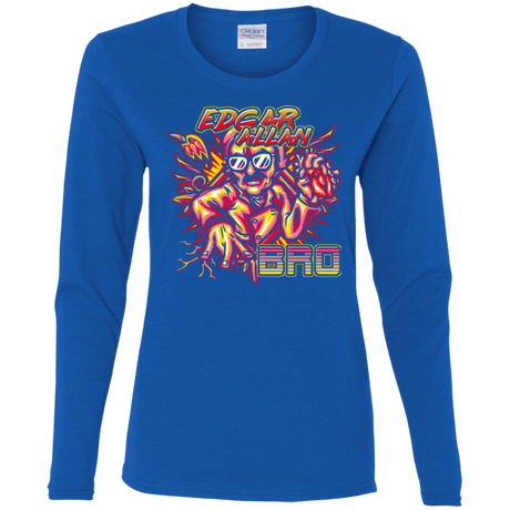 T-Shirts Royal / S Edgar Allan Bro Women's Long Sleeve T-Shirt