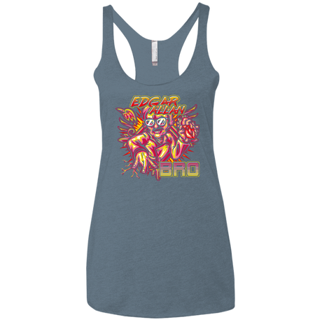 T-Shirts Indigo / X-Small Edgar Allan Bro Women's Triblend Racerback Tank