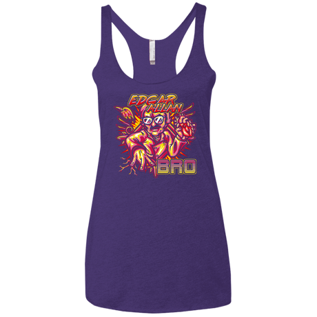 T-Shirts Purple Rush / X-Small Edgar Allan Bro Women's Triblend Racerback Tank