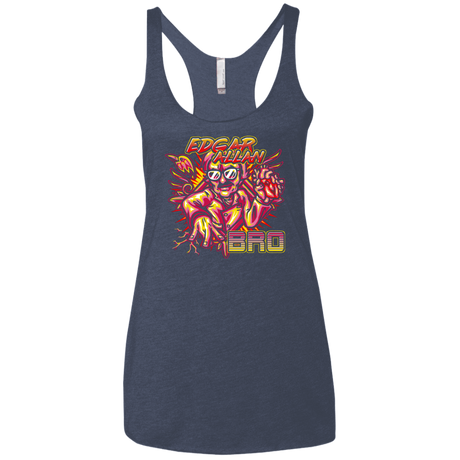 T-Shirts Vintage Navy / X-Small Edgar Allan Bro Women's Triblend Racerback Tank