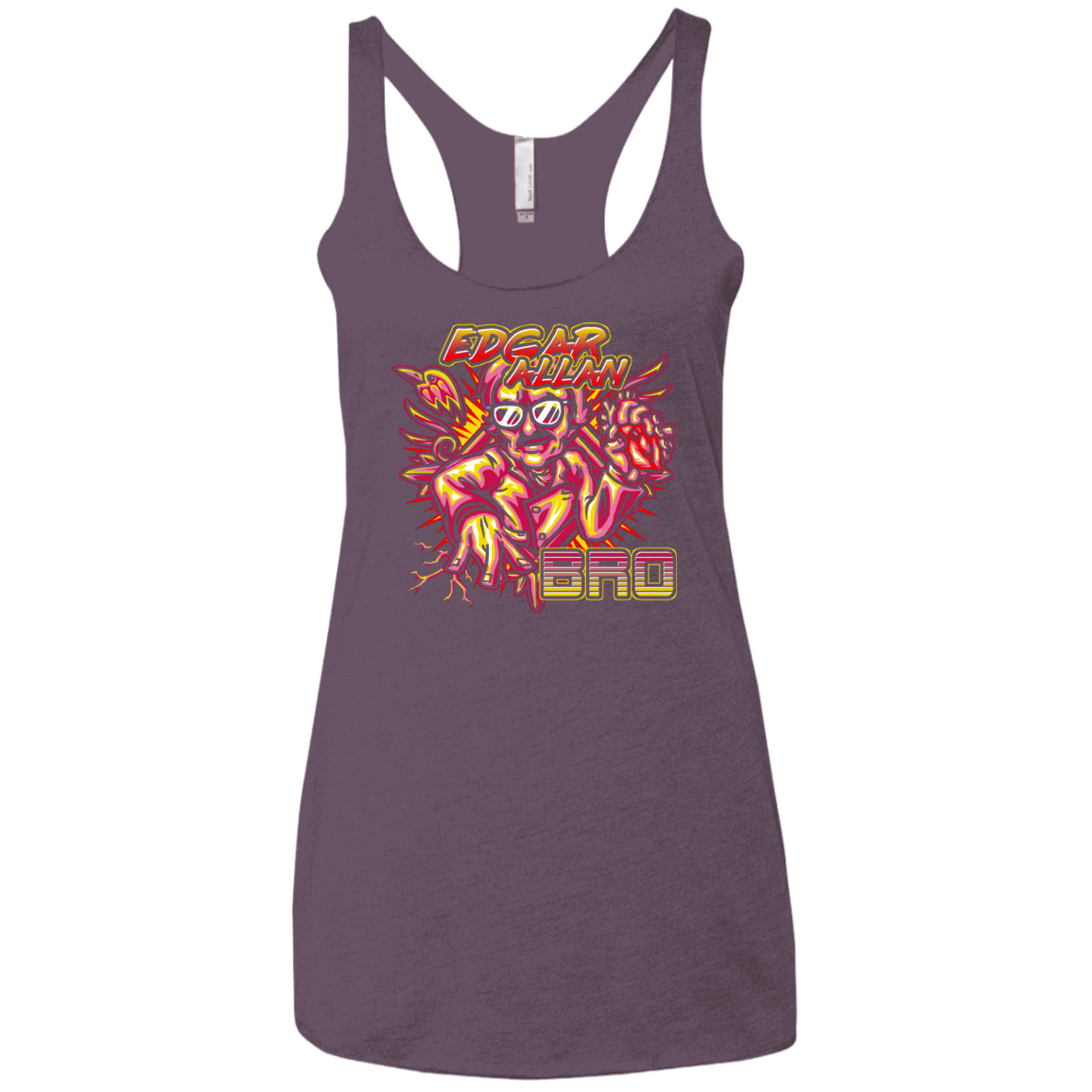Edgar Allan Bro Women's Triblend Racerback Tank
