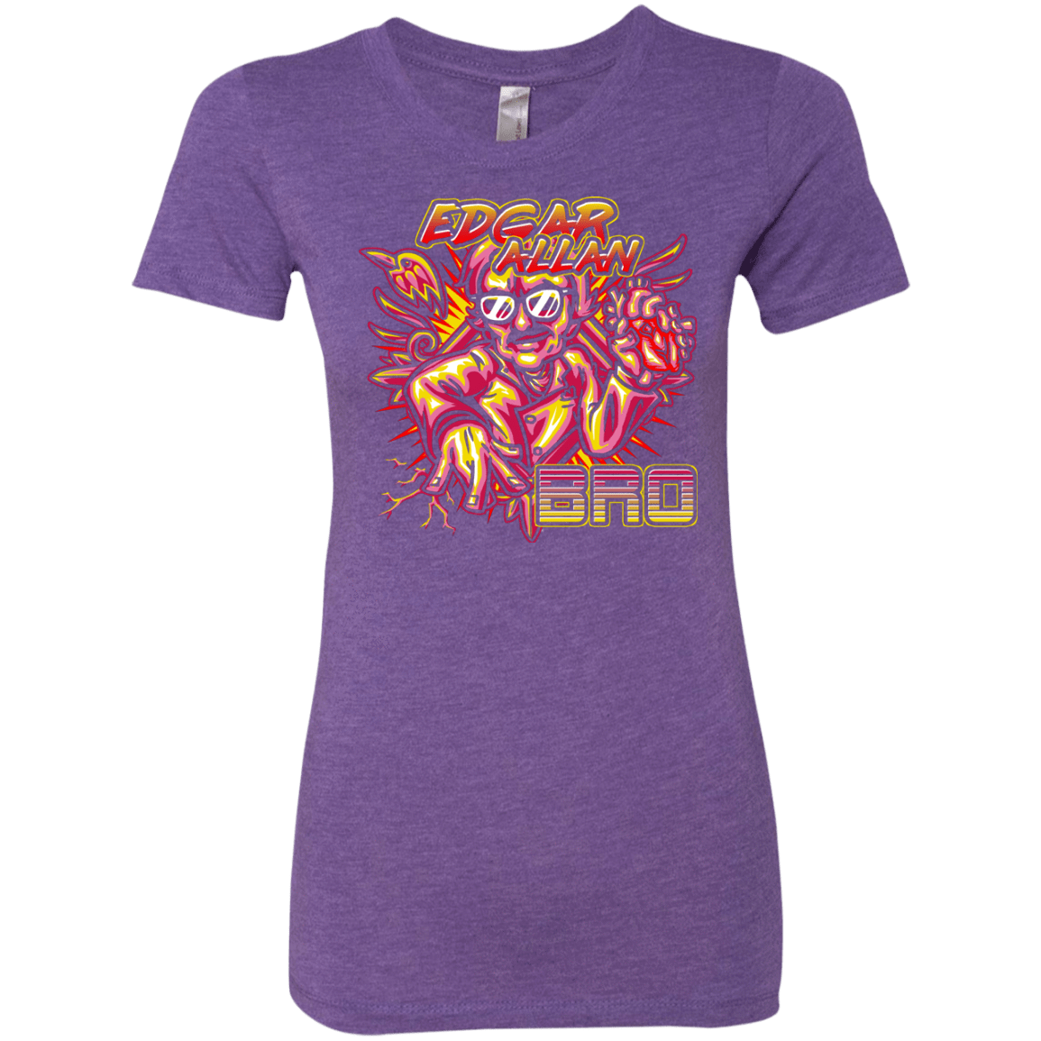 T-Shirts Purple Rush / S Edgar Allan Bro Women's Triblend T-Shirt