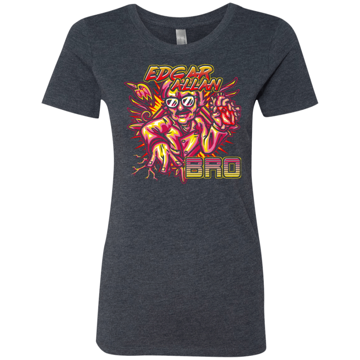 T-Shirts Vintage Navy / S Edgar Allan Bro Women's Triblend T-Shirt