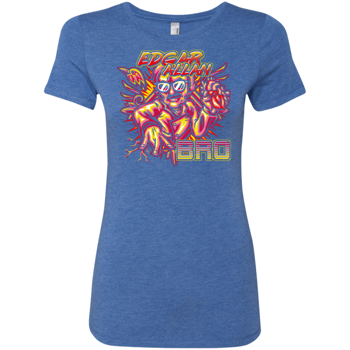 T-Shirts Vintage Royal / S Edgar Allan Bro Women's Triblend T-Shirt