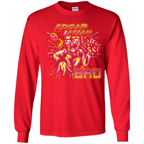 T-Shirts Red / YS Edgar Allan Bro Youth Long Sleeve T-Shirt