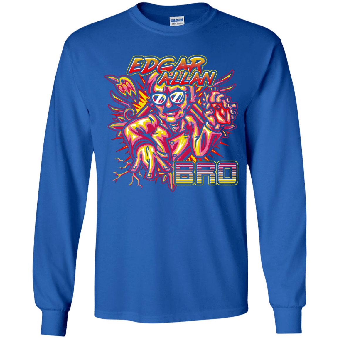 T-Shirts Royal / YS Edgar Allan Bro Youth Long Sleeve T-Shirt