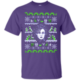 T-Shirts Purple / Small Edward Scissorhands ugly sweater T-Shirt
