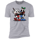 T-Shirts Heather Grey / YXS Eggnoghead and Puddingman Boys Premium T-Shirt