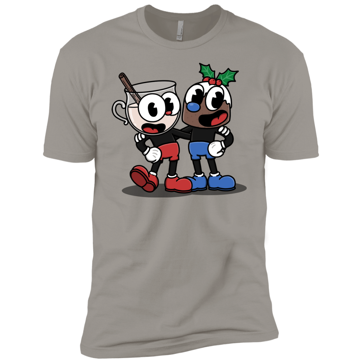 T-Shirts Light Grey / YXS Eggnoghead and Puddingman Boys Premium T-Shirt