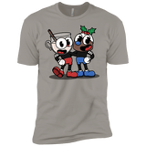 T-Shirts Light Grey / YXS Eggnoghead and Puddingman Boys Premium T-Shirt