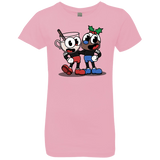 T-Shirts Light Pink / YXS Eggnoghead and Puddingman Girls Premium T-Shirt