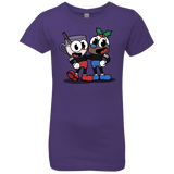 T-Shirts Purple Rush / YXS Eggnoghead and Puddingman Girls Premium T-Shirt