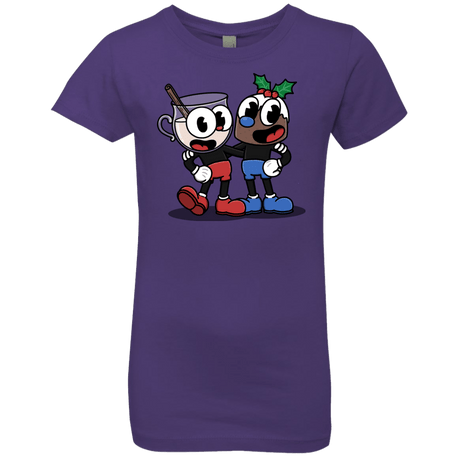 T-Shirts Purple Rush / YXS Eggnoghead and Puddingman Girls Premium T-Shirt