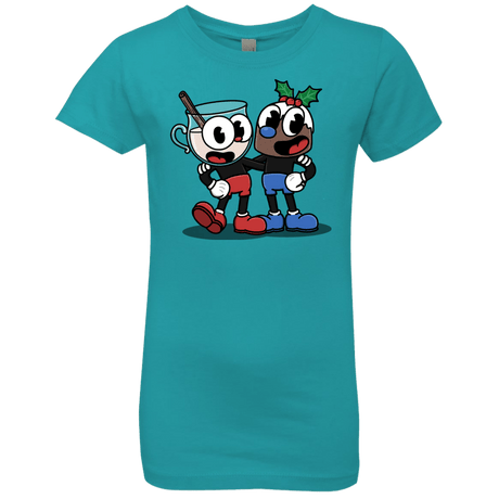 T-Shirts Tahiti Blue / YXS Eggnoghead and Puddingman Girls Premium T-Shirt