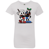 T-Shirts White / YXS Eggnoghead and Puddingman Girls Premium T-Shirt