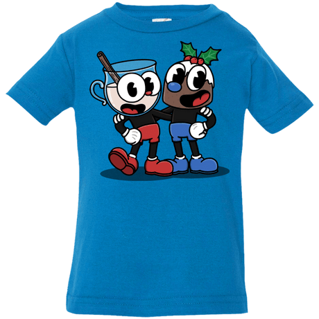T-Shirts Cobalt / 6 Months Eggnoghead and Puddingman Infant Premium T-Shirt