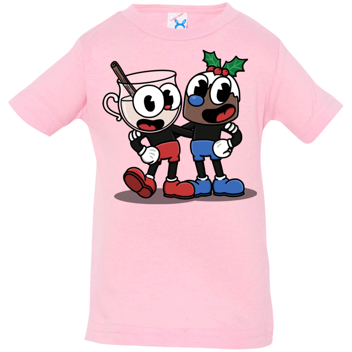 T-Shirts Pink / 6 Months Eggnoghead and Puddingman Infant Premium T-Shirt