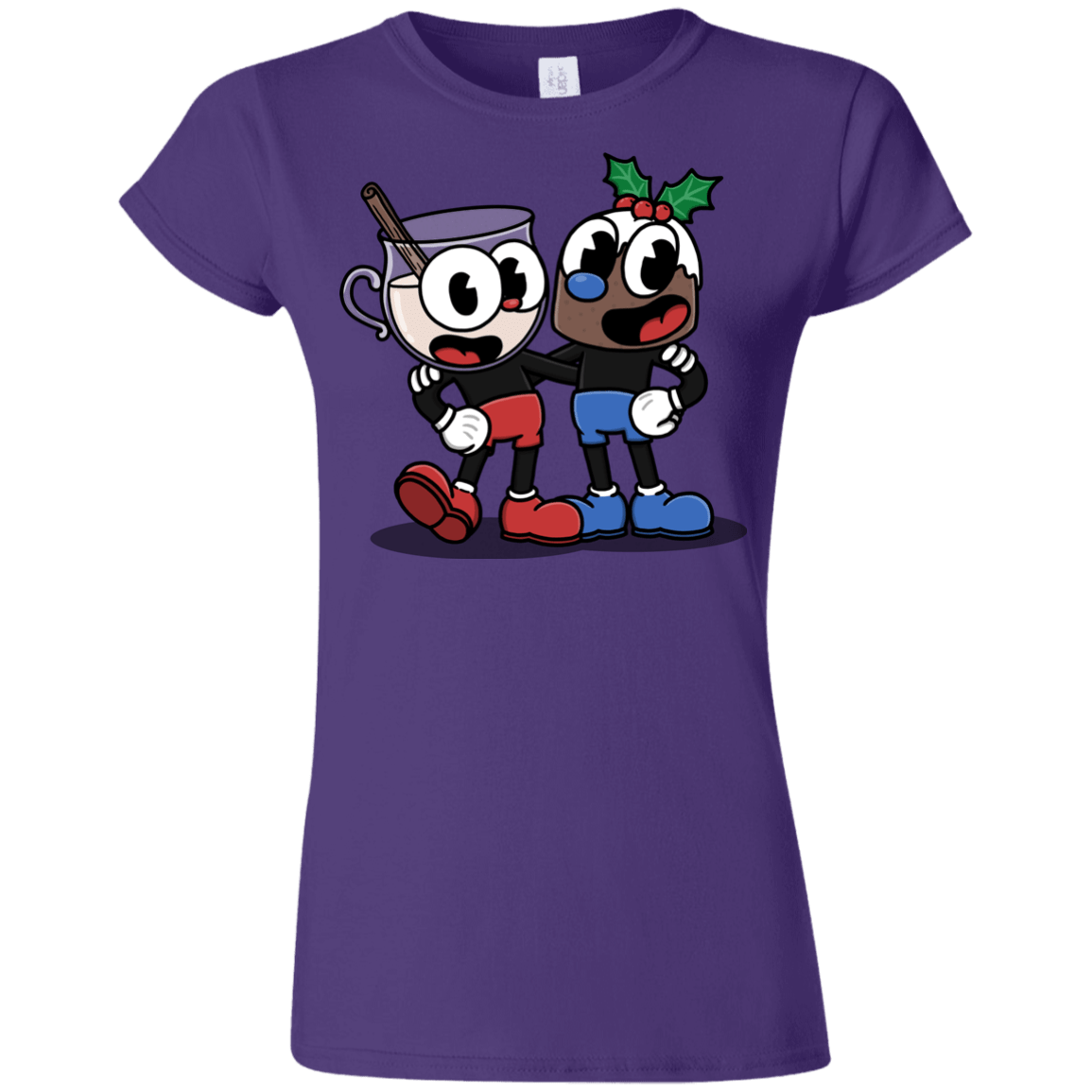 T-Shirts Purple / S Eggnoghead and Puddingman Junior Slimmer-Fit T-Shirt