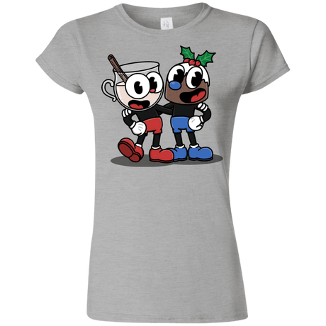 T-Shirts Sport Grey / S Eggnoghead and Puddingman Junior Slimmer-Fit T-Shirt