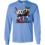 T-Shirts Carolina Blue / S Eggnoghead and Puddingman Men's Long Sleeve T-Shirt