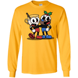 T-Shirts Gold / S Eggnoghead and Puddingman Men's Long Sleeve T-Shirt